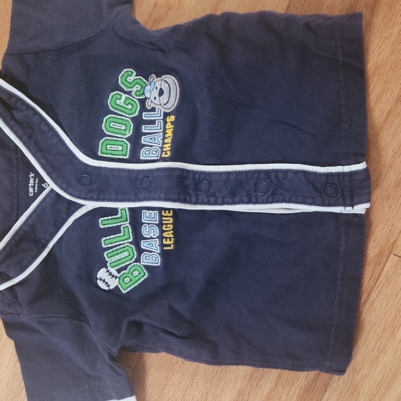 Carter's Bulldogs baseball league camp 6 months long sleeves shirt - Picture 8 of 13